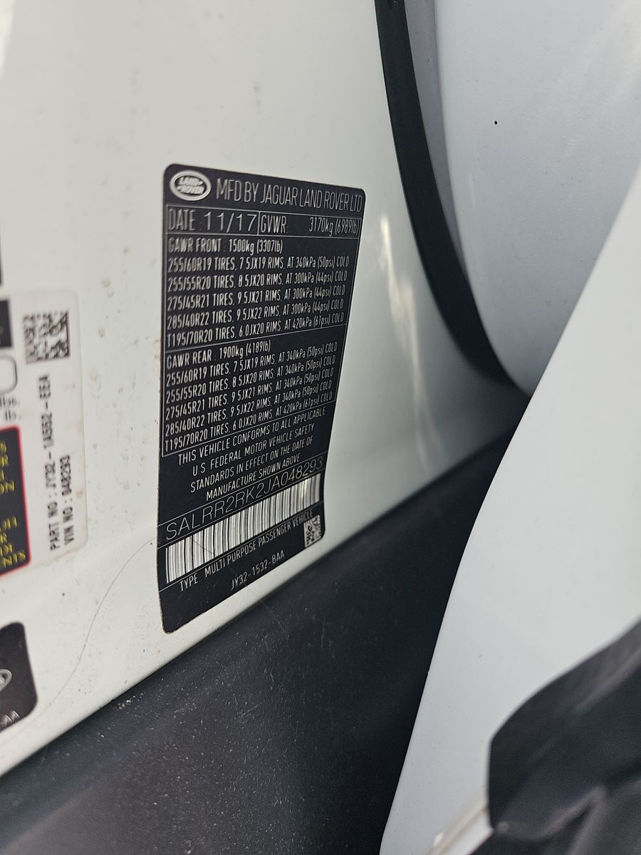 2018 Land Rover Discovery HSE AWD