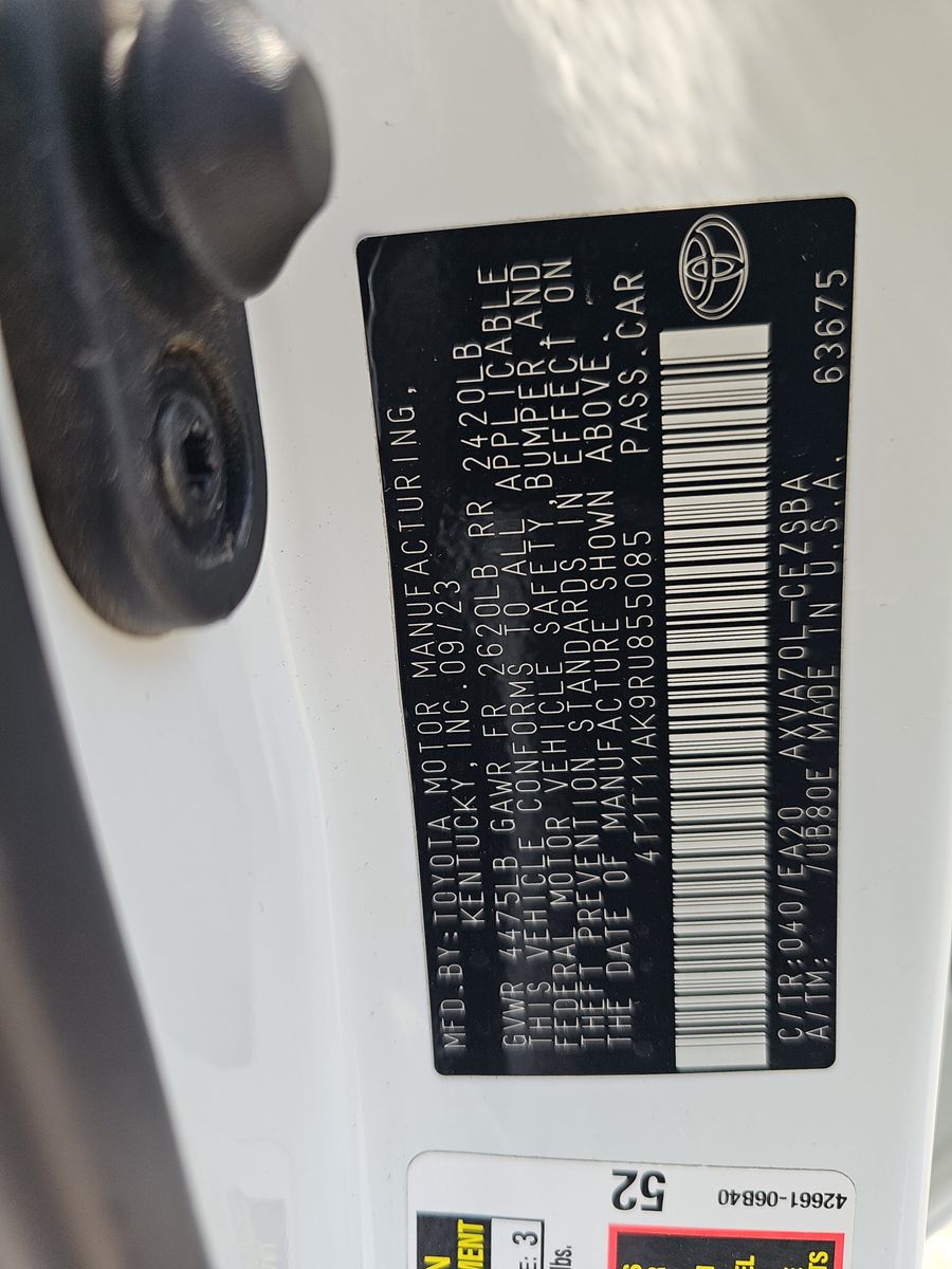 2024 Toyota Camry SE FWD