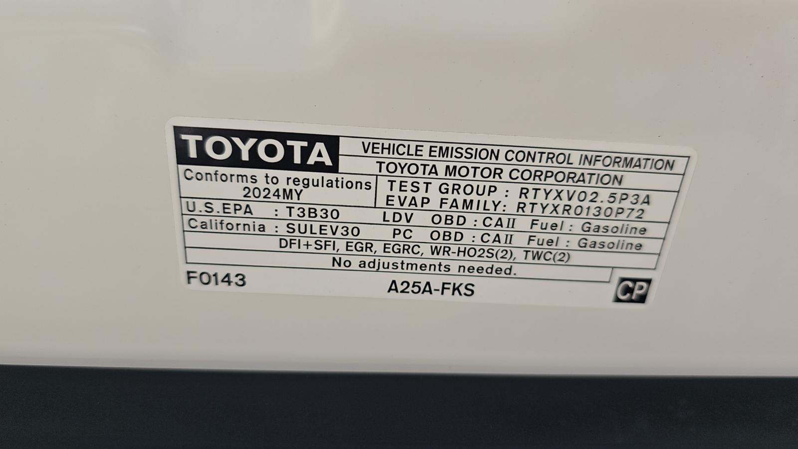 2024 Toyota Camry SE FWD