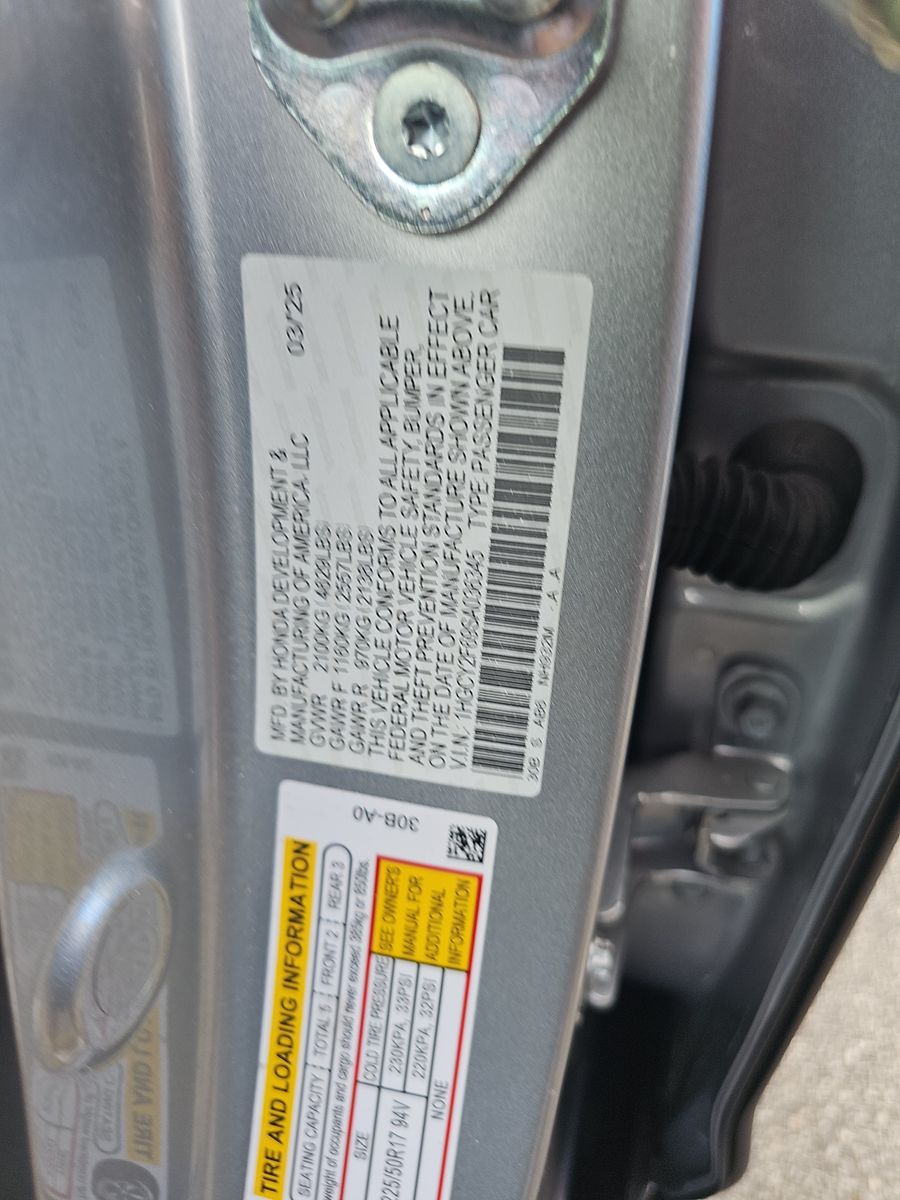 2025 Honda Accord Hybrid EX-L FWD