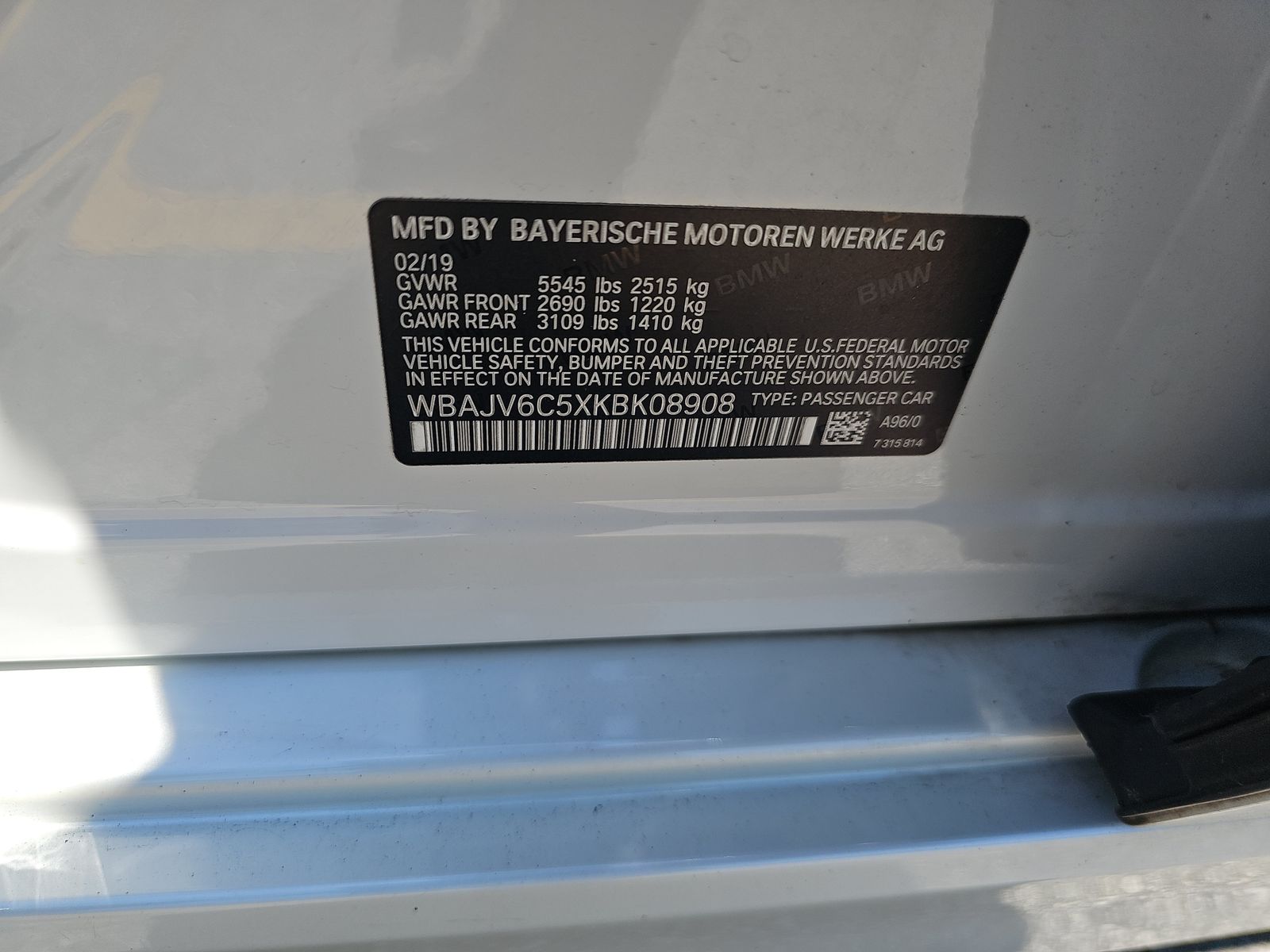 2019 BMW 6 Series 640i xDrive AWD