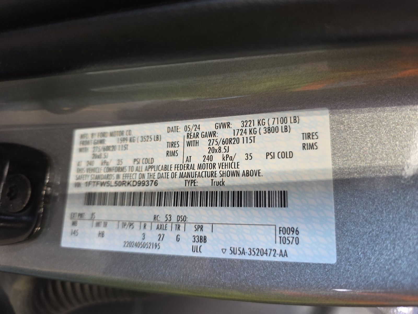 2024 Ford F-150 Lariat AWD