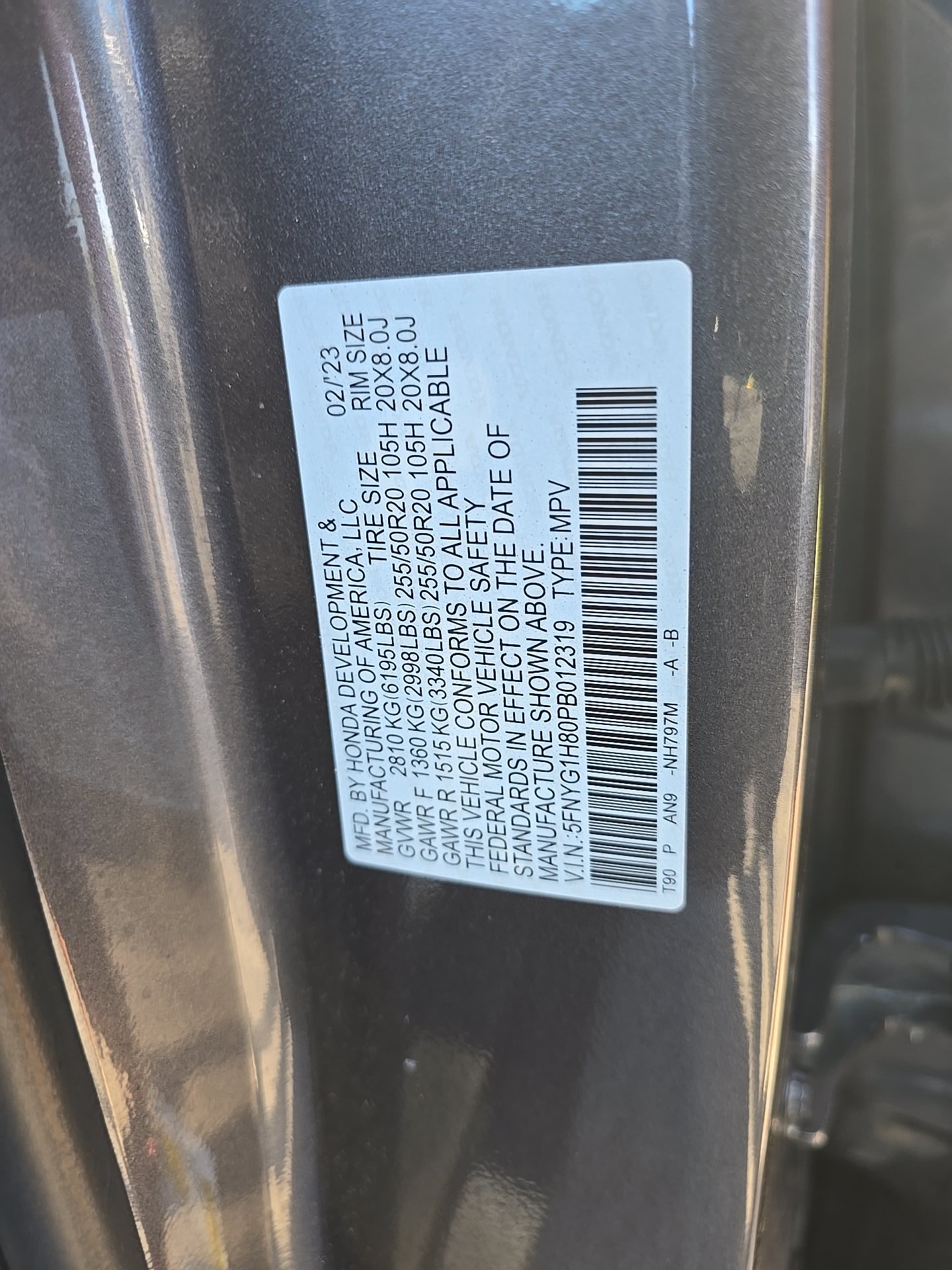 2023 Honda Pilot Elite AWD