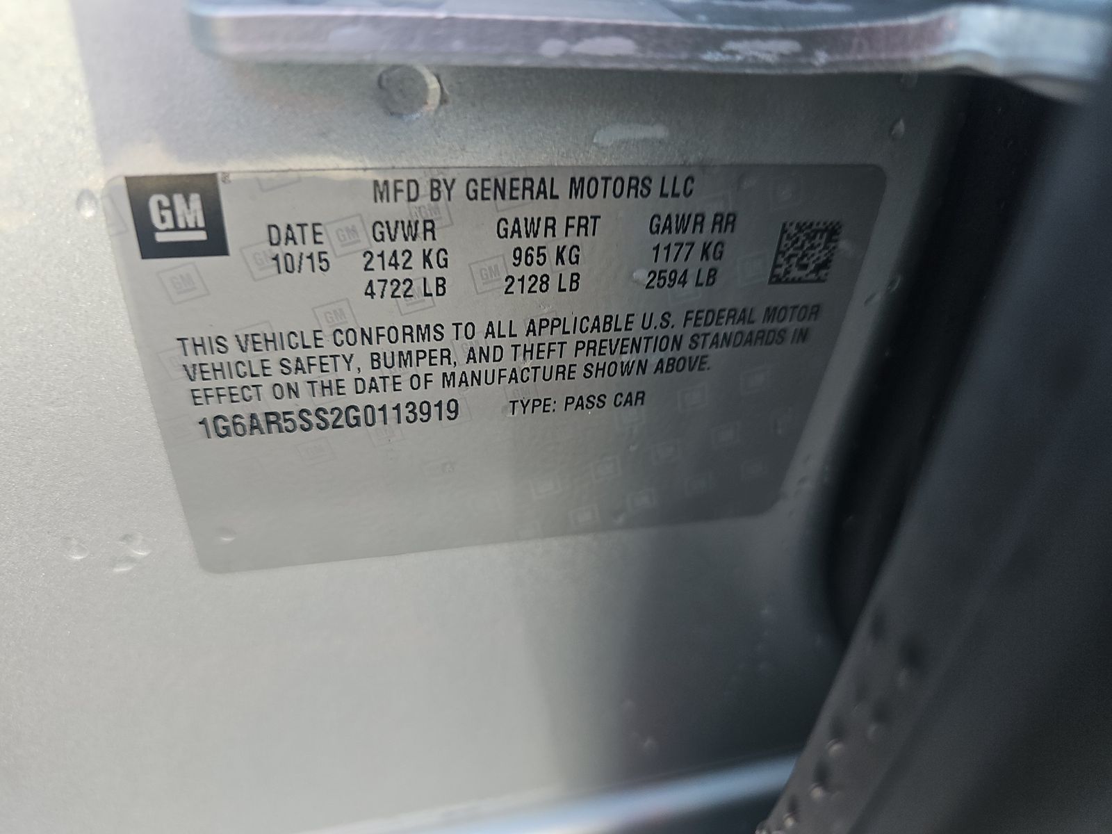 2016 Cadillac CTS Luxury RWD