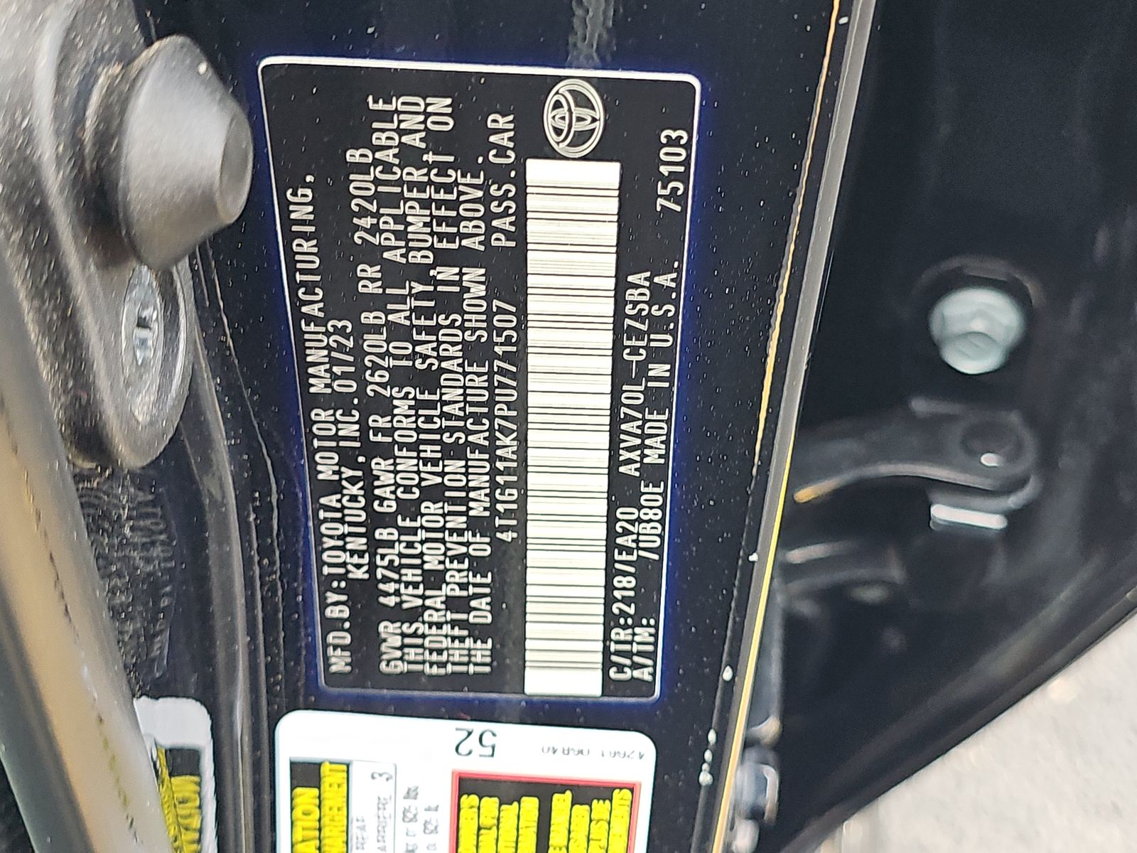 2023 Toyota Camry SE FWD