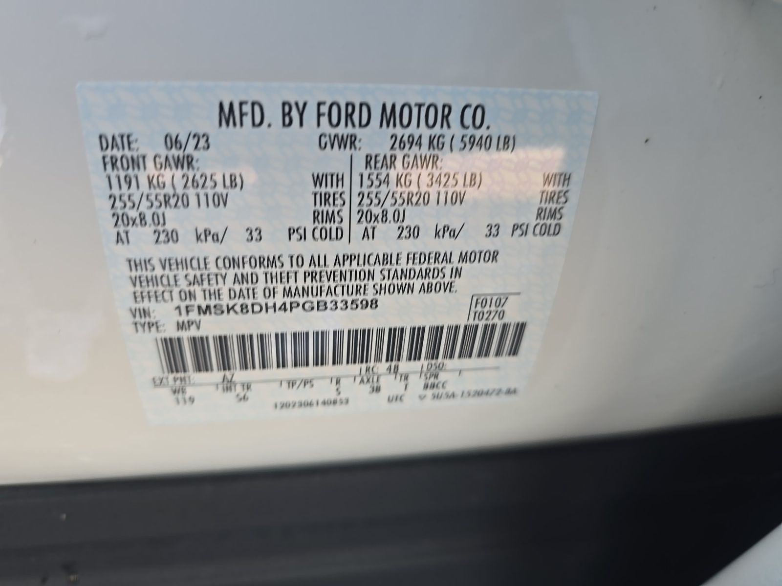 2023 Ford Explorer XLT AWD