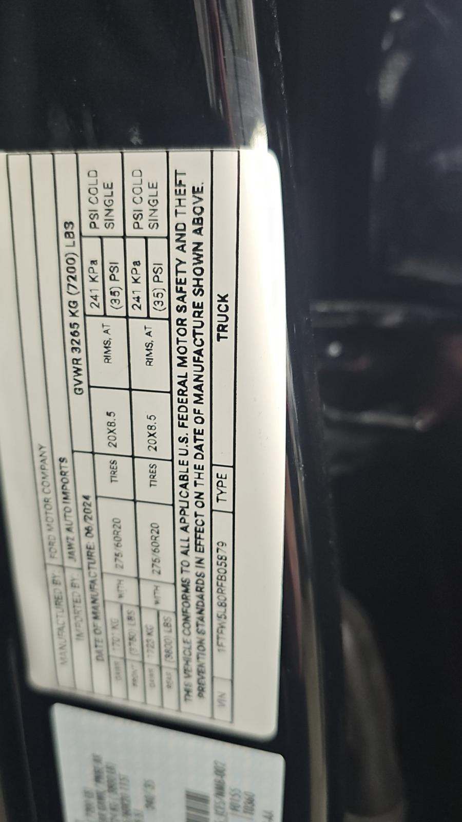 2024 Ford F-150 Lariat AWD