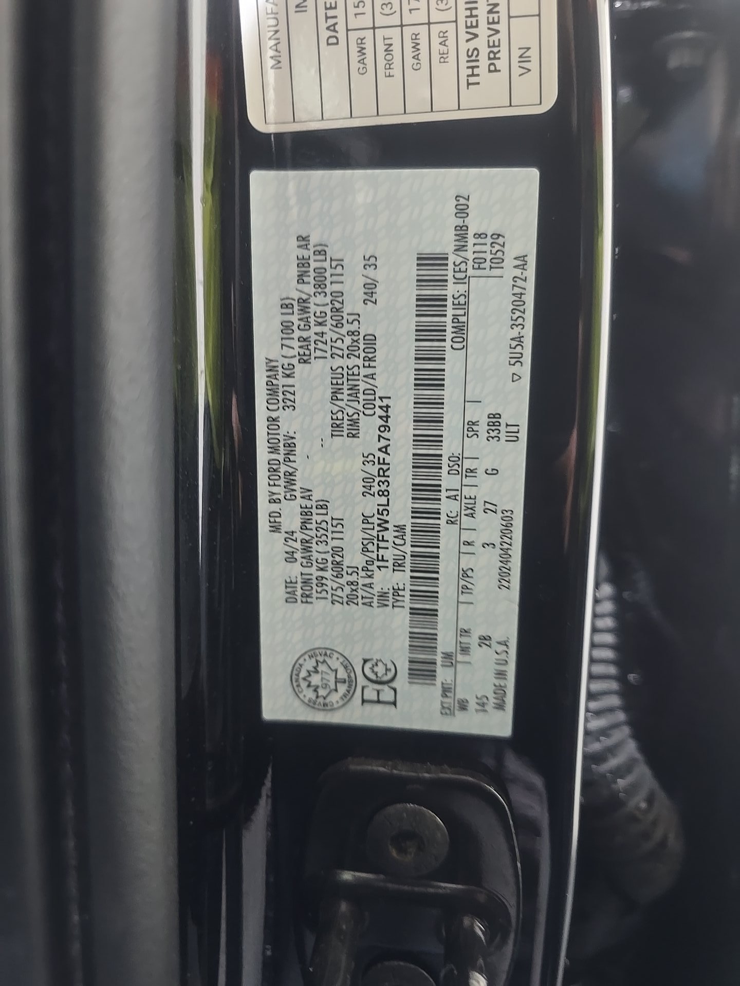 2024 Ford F-150 Lariat AWD