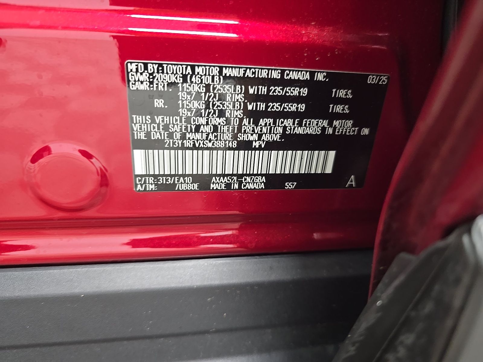 2025 Toyota RAV4 Limited FWD