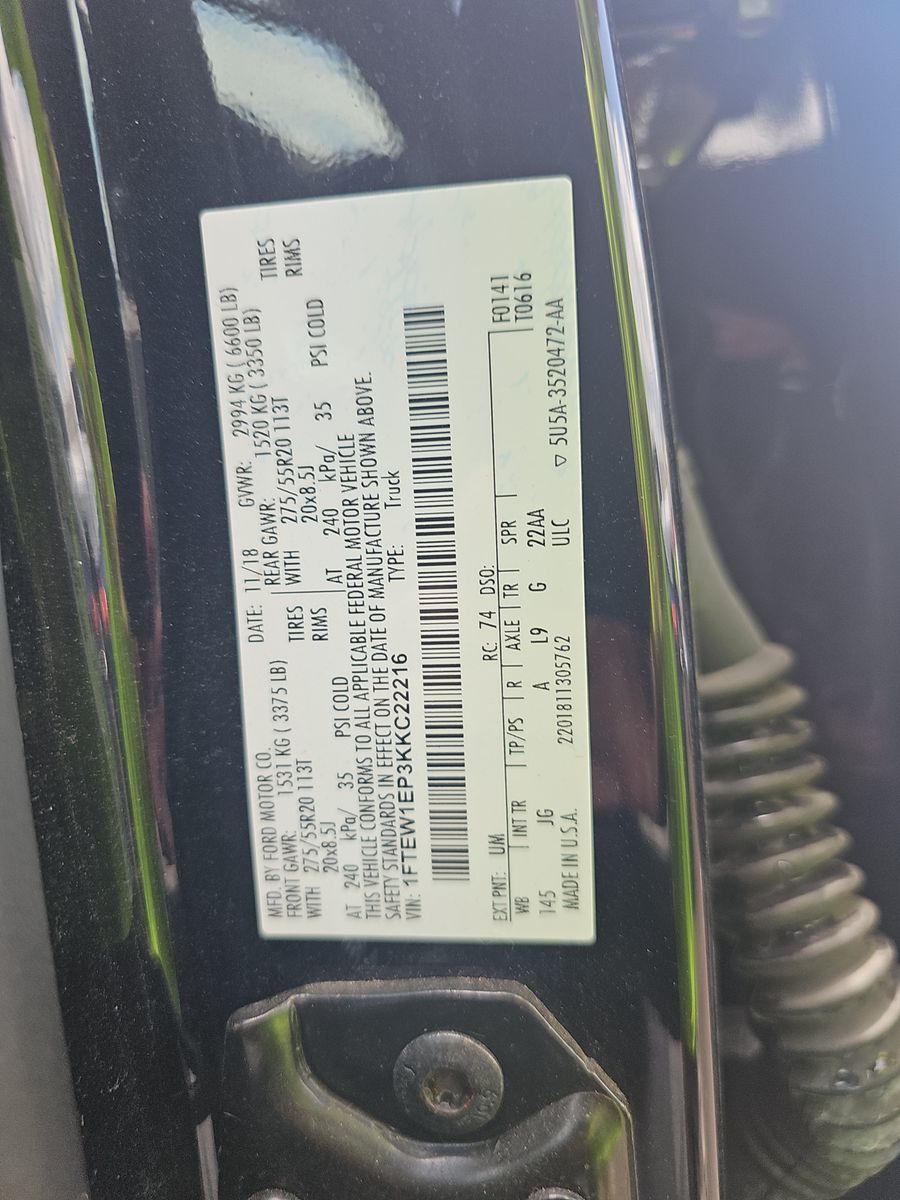2019 Ford F-150 XL AWD
