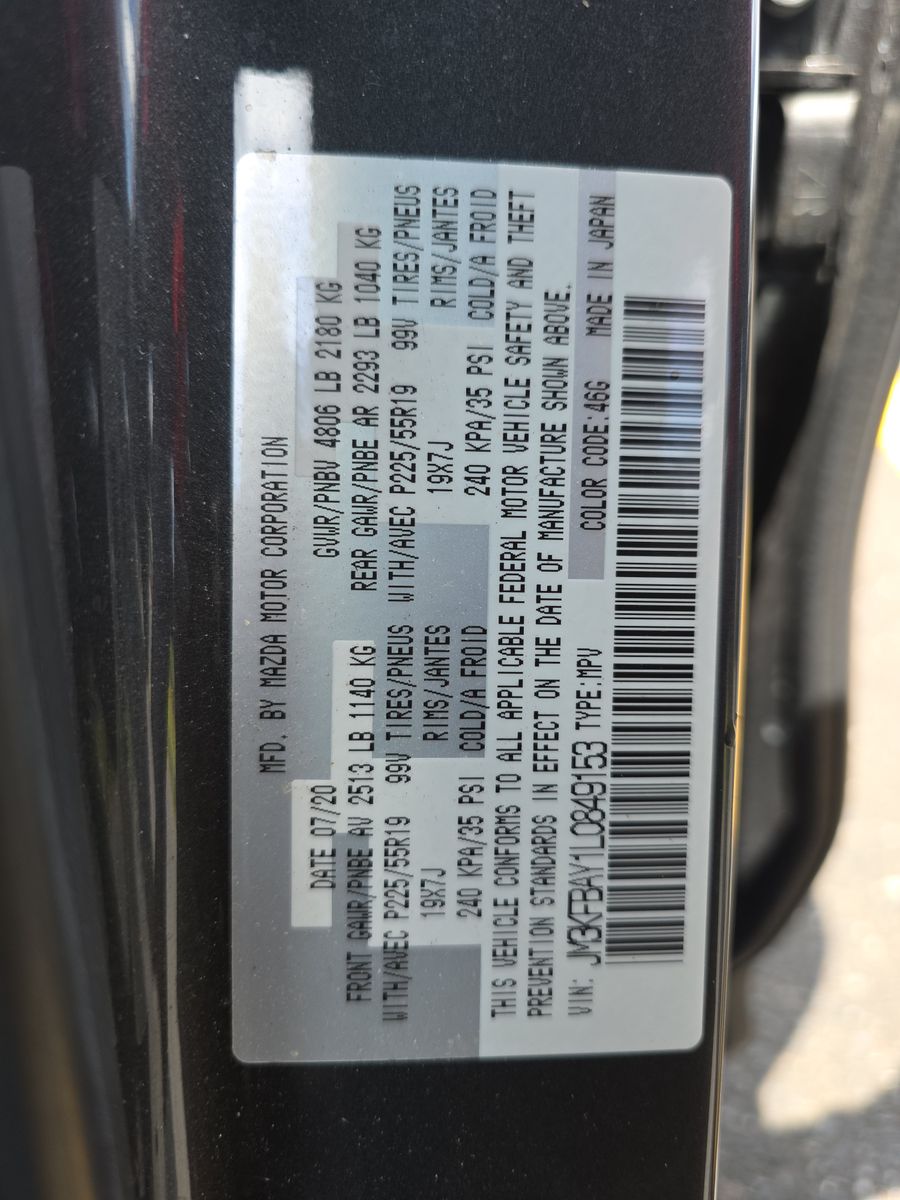 2020 MAZDA CX-5 Grand Touring Reserve AWD