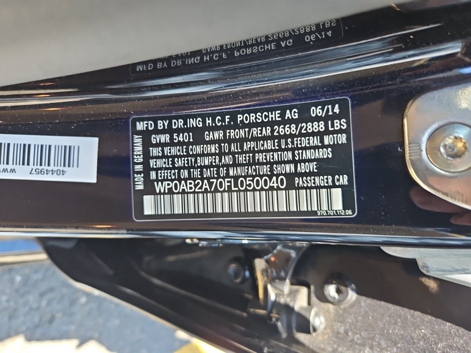 2015 Porsche Panamera 4S AWD
