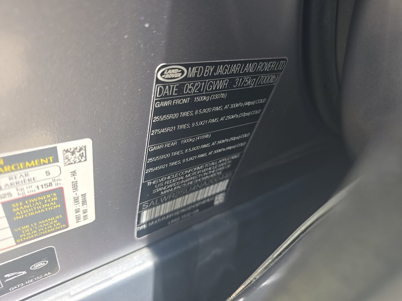 2022 Land Rover Range Rover Sport HSE Silver Edition AWD