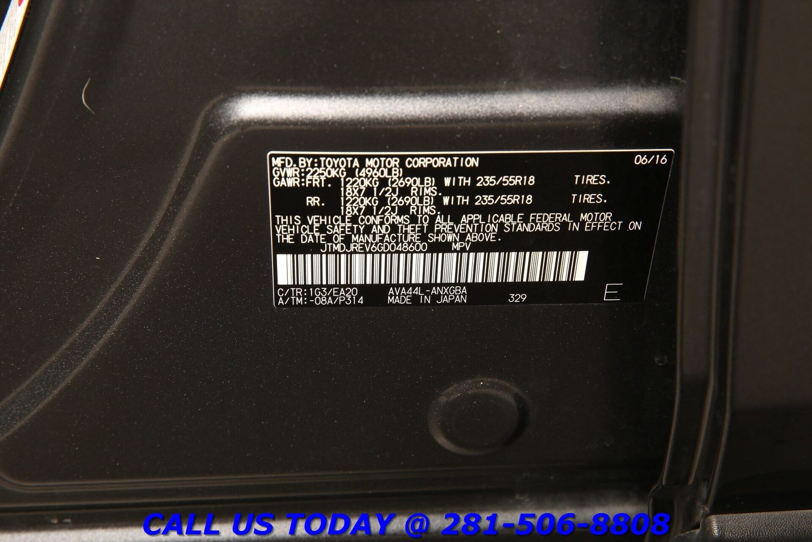 2016 Toyota RAV4 Hybrid Limited AWD