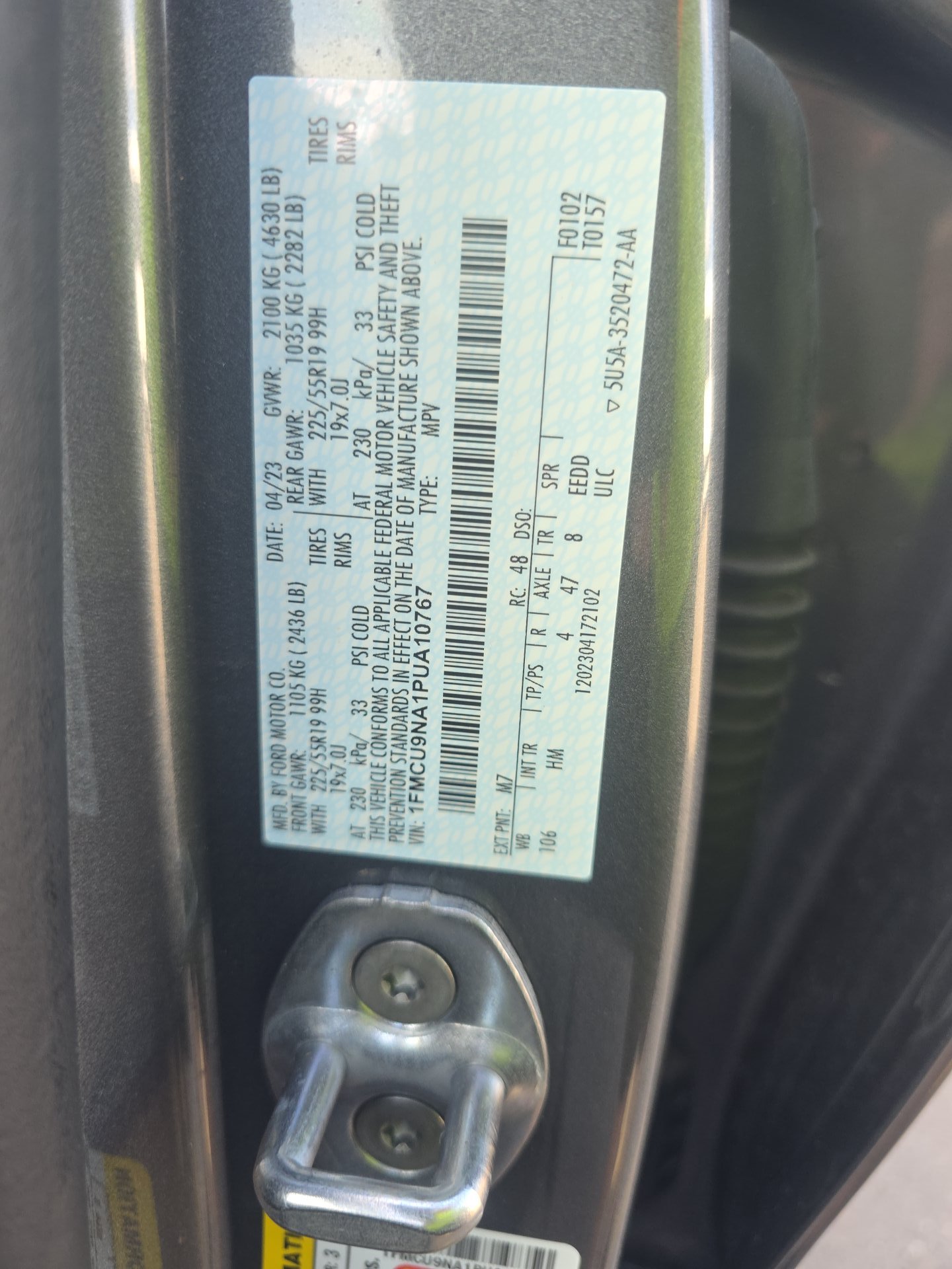 2023 Ford Escape ST-Line Select AWD