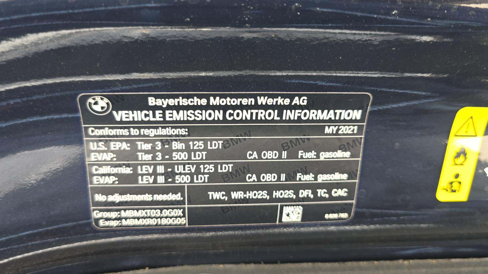 2021 BMW X5 sDrive40i RWD