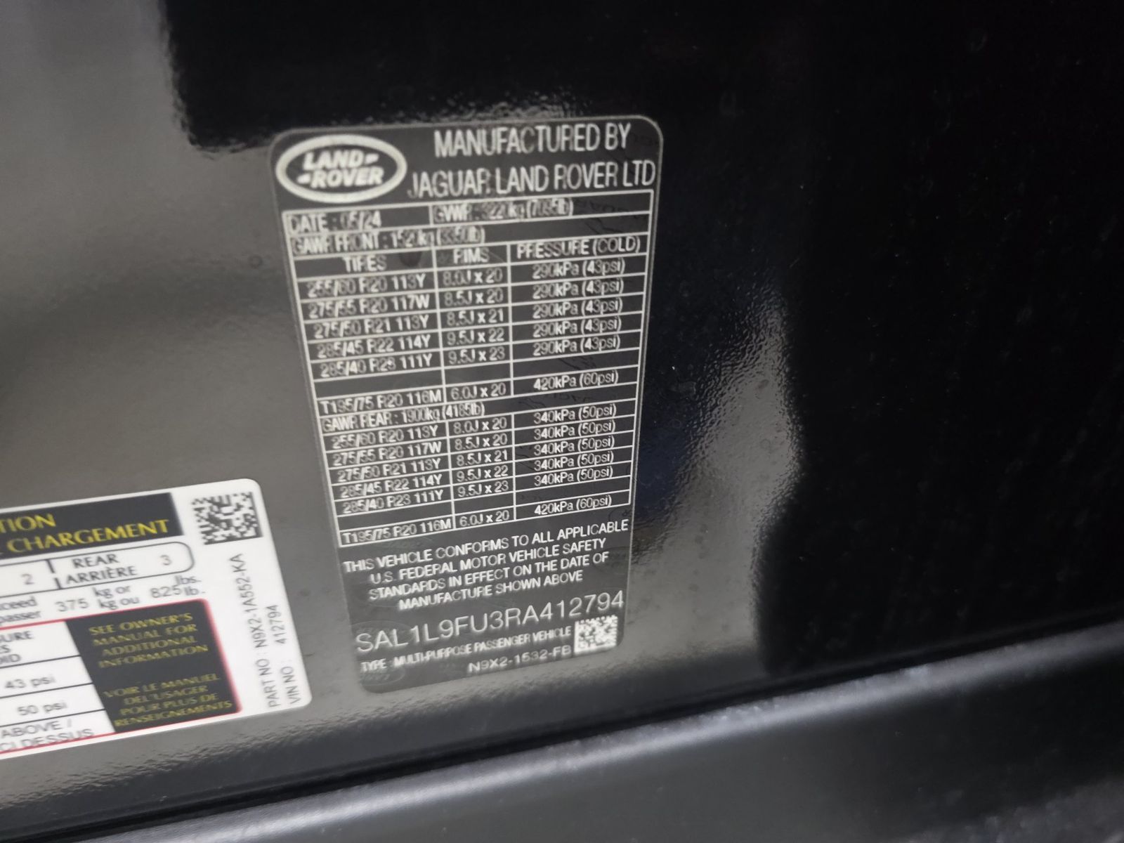 2024 Land Rover Range Rover Sport Dynamic SE FWD