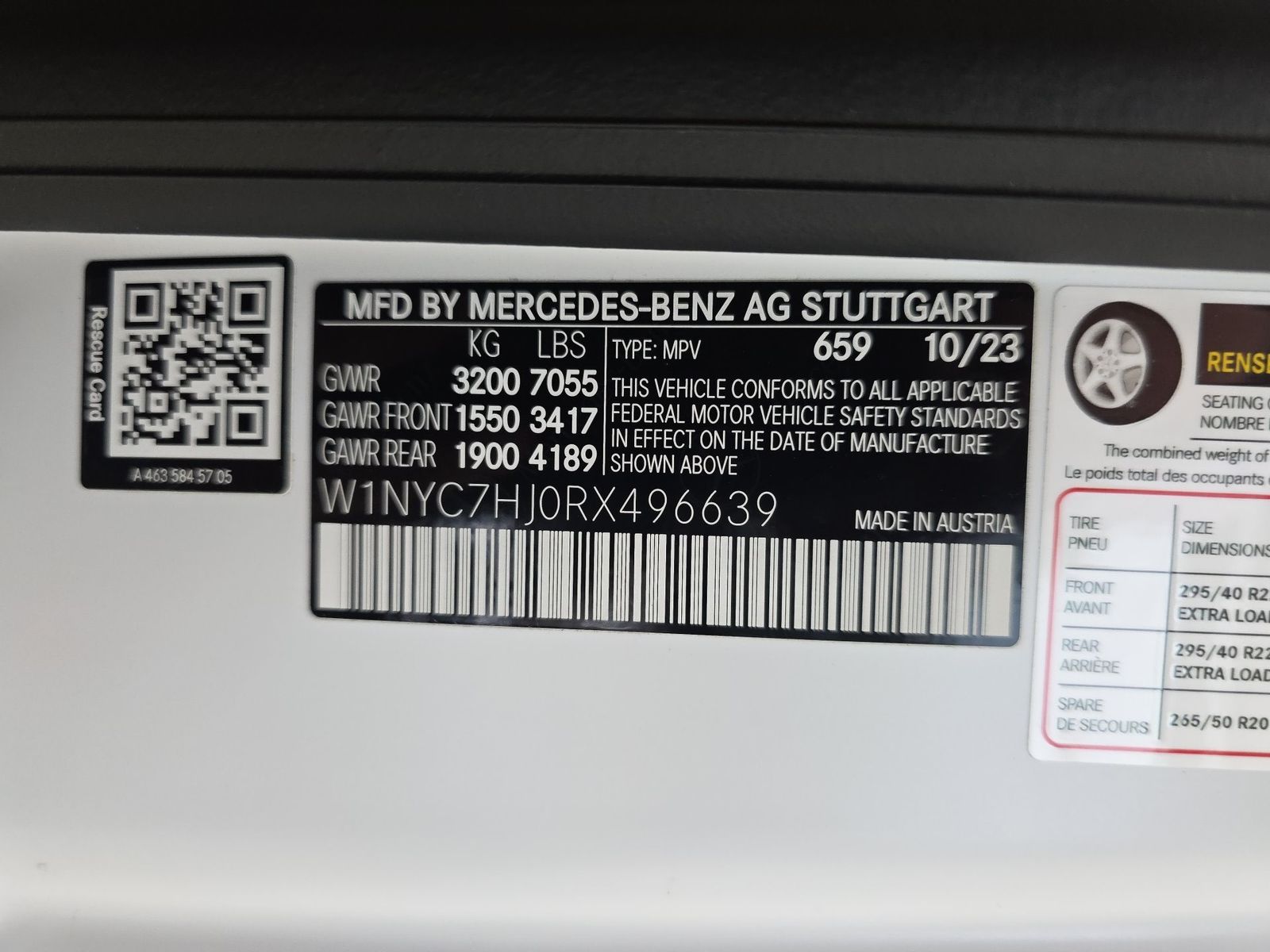 2024 Mercedes-Benz G-Class AMG G 63 AWD