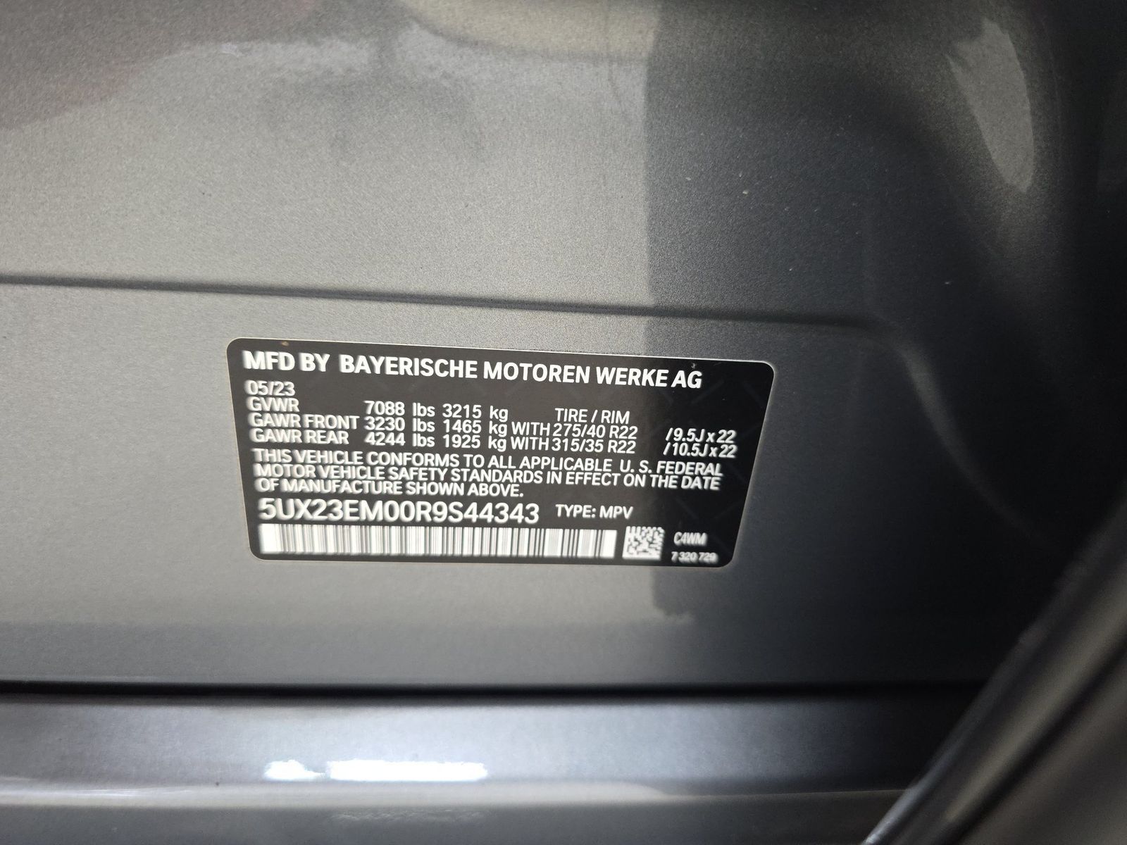 2024 BMW X7 xDrive40i AWD
