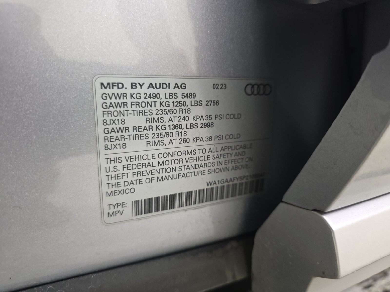 2023 Audi Q5 S line Premium AWD