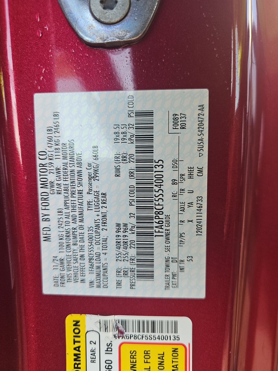 2025 Ford Mustang GT Premium FWD