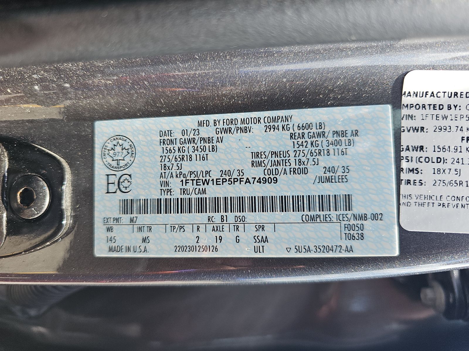 2023 Ford F-150 XLT AWD