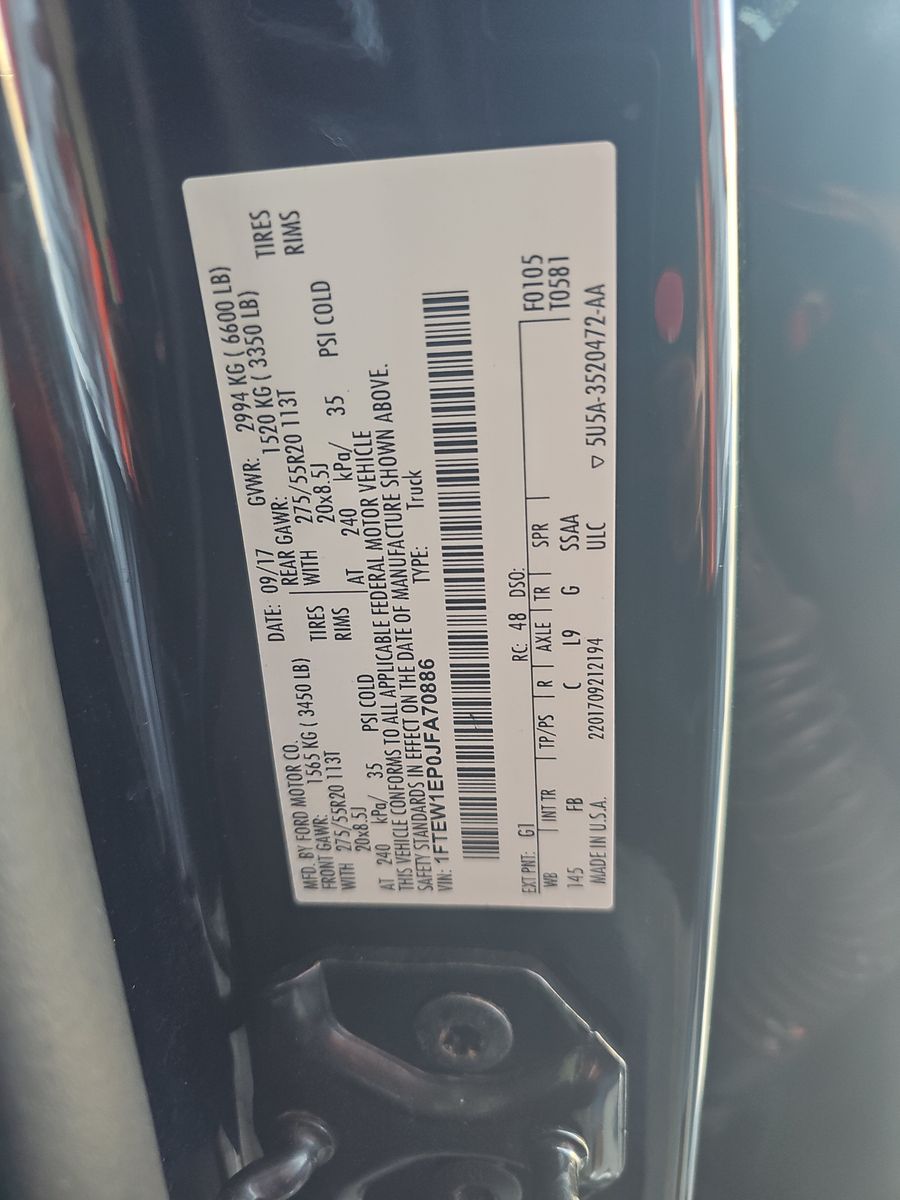 2018 Ford F-150 XLT AWD