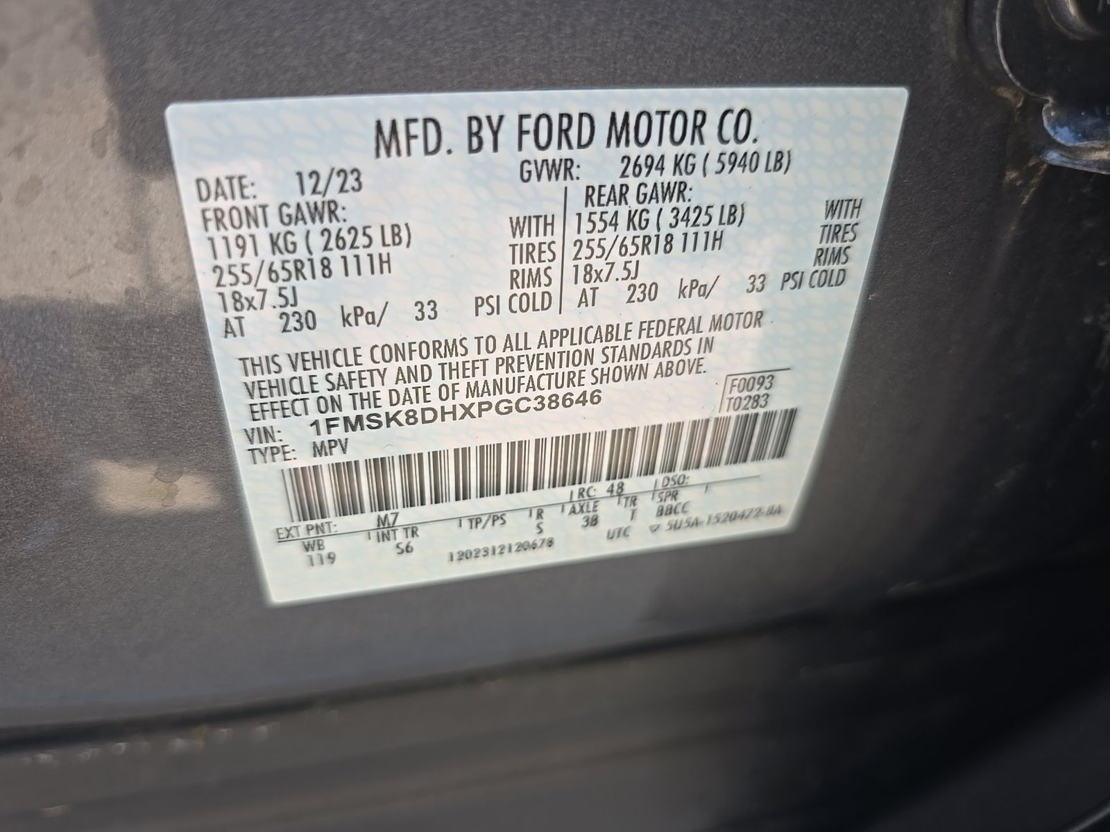 2023 Ford Explorer XLT AWD