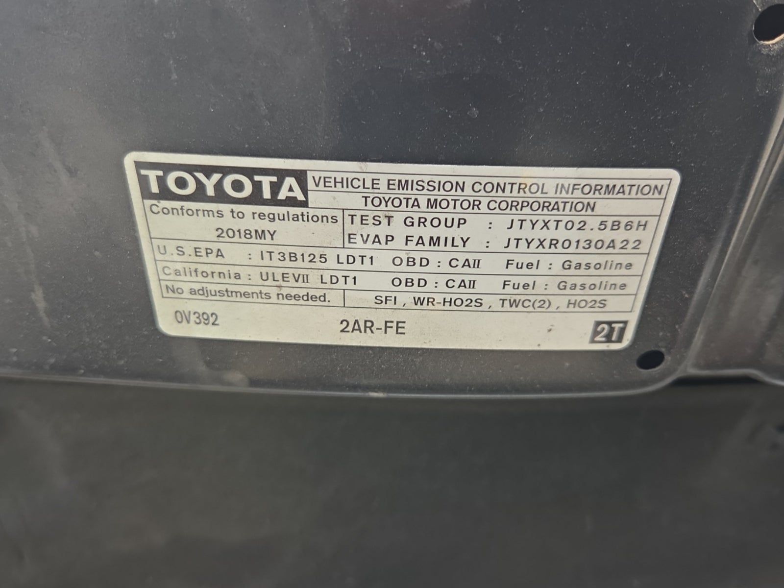 2018 Toyota RAV4 SE FWD