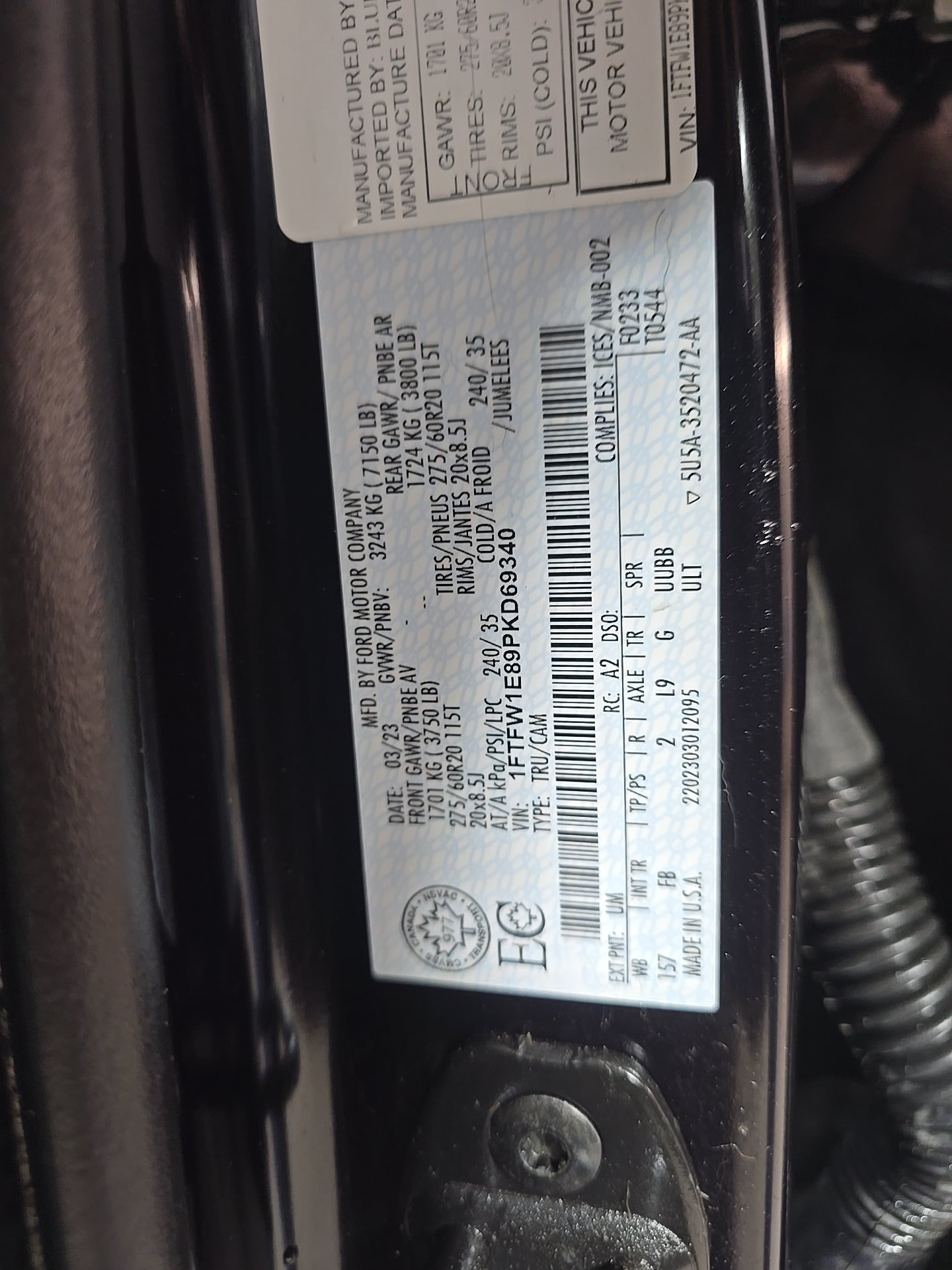 2023 Ford F-150 XLT AWD