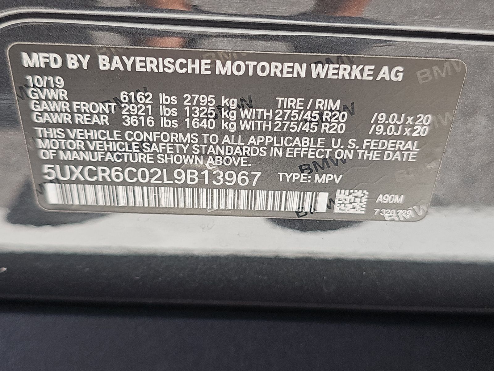 2020 BMW X5 xDrive40i AWD