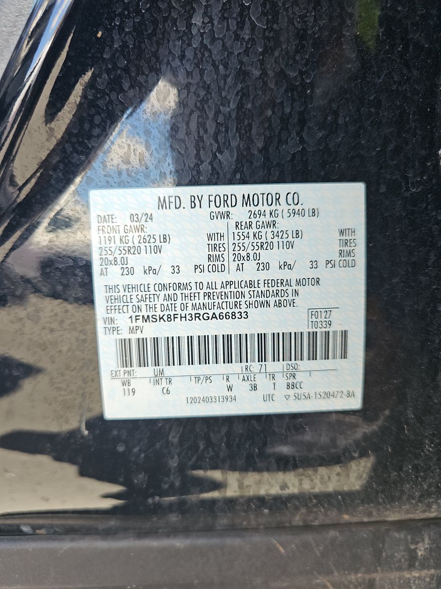 2024 Ford Explorer Limited AWD