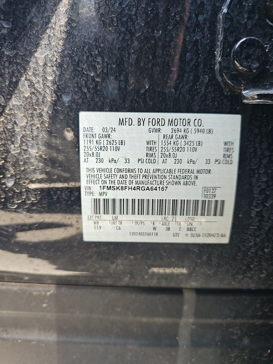 2024 Ford Explorer Limited AWD