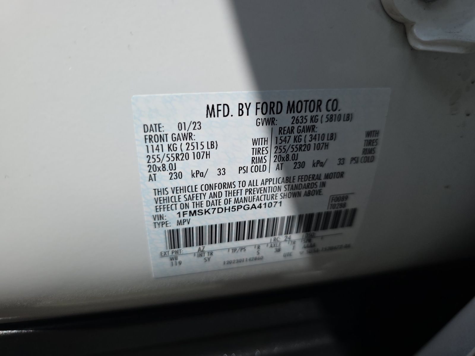 2023 Ford Explorer XLT FWD