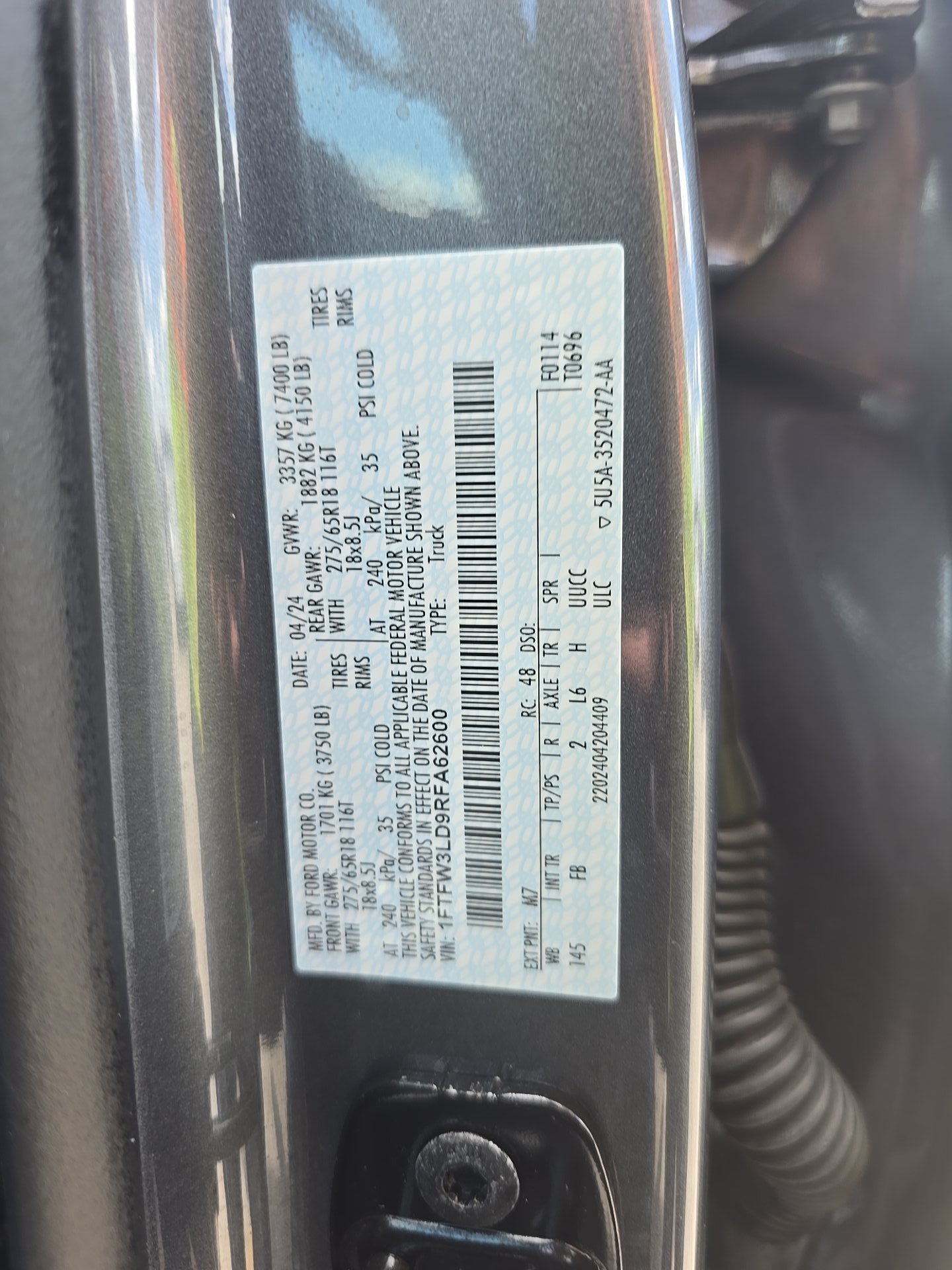 2024 Ford F-150 Hybrid XLT AWD