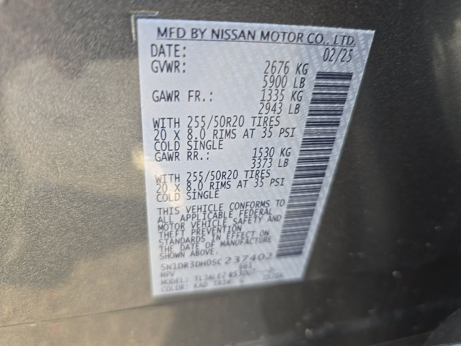 2025 Nissan Pathfinder Platinum FWD