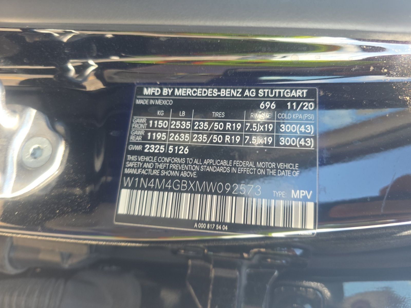 2021 Mercedes-Benz GLB GLB 250 FWD