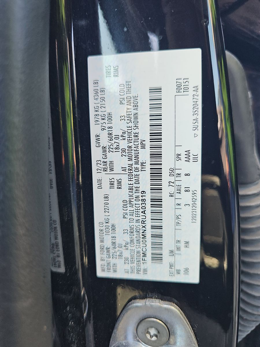 2024 Ford Escape ST-Line FWD