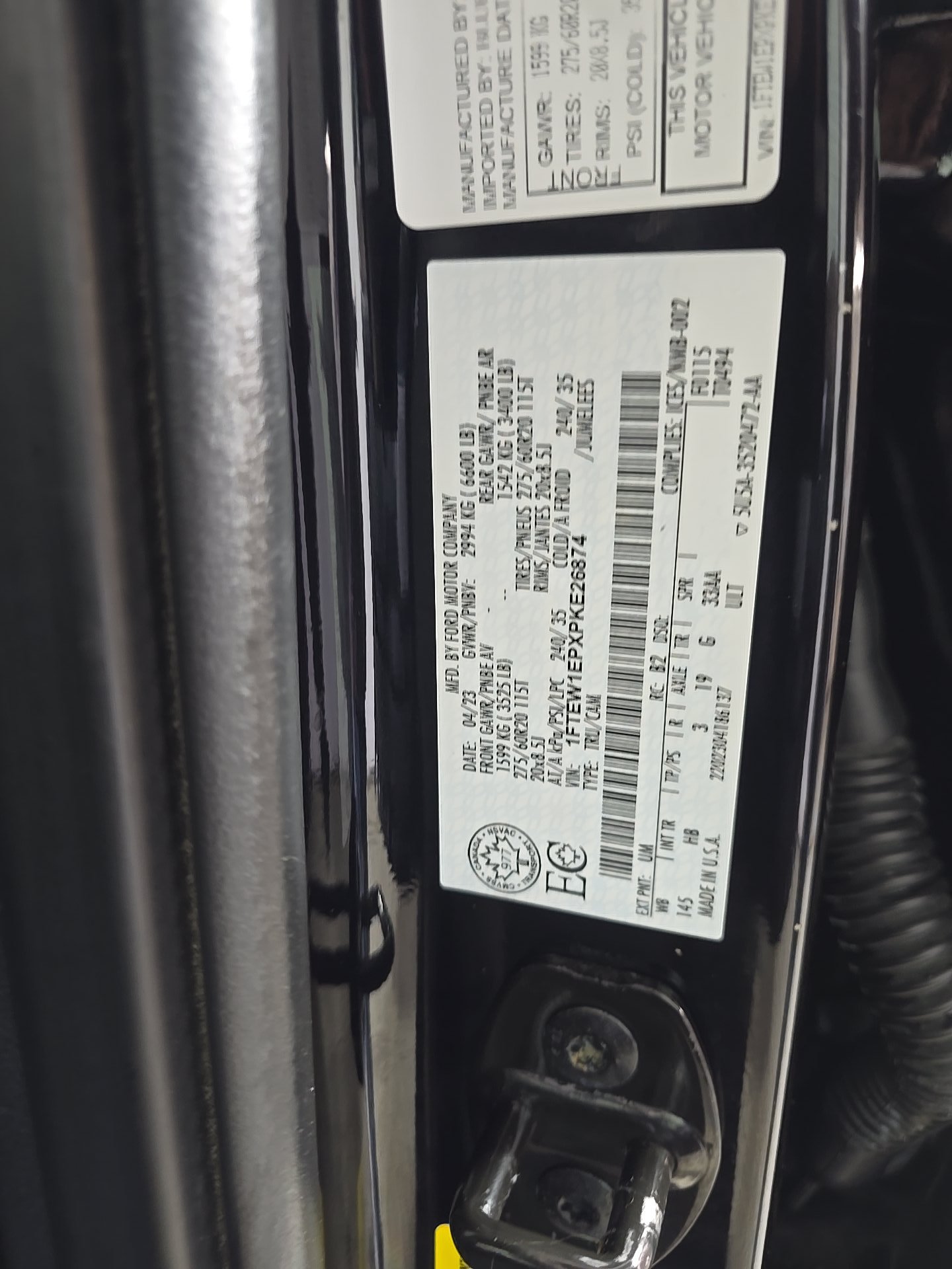 2023 Ford F-150 Lariat AWD
