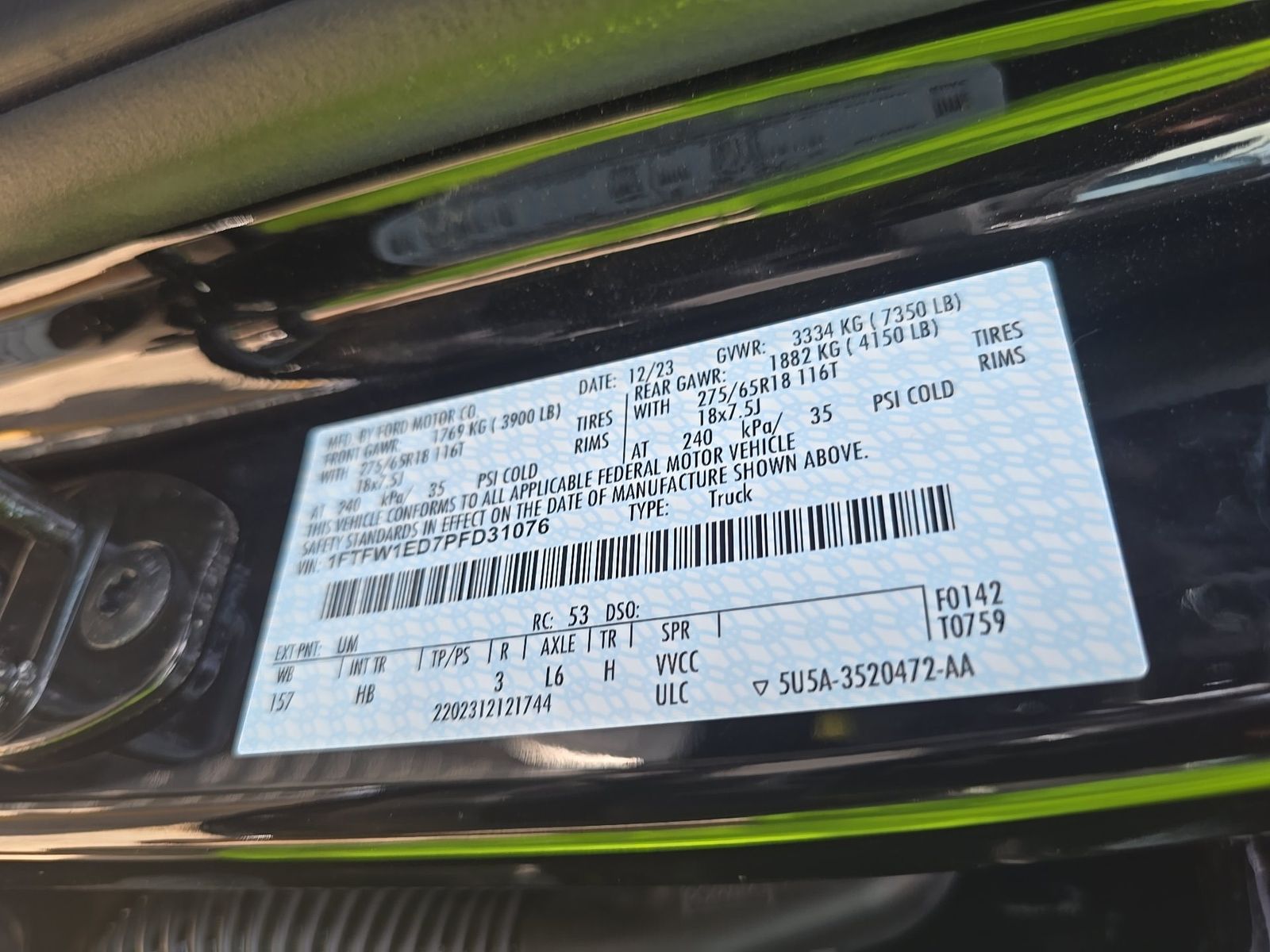 2023 Ford F-150 Hybrid Lariat AWD