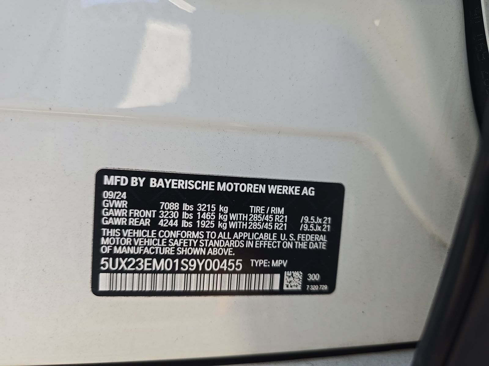 2025 BMW X7 xDrive40i AWD