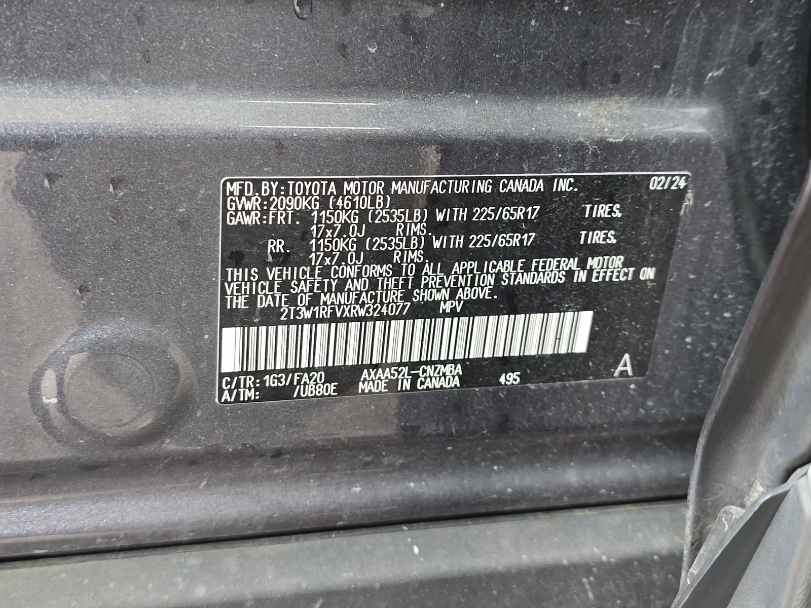 2024 Toyota RAV4 XLE FWD