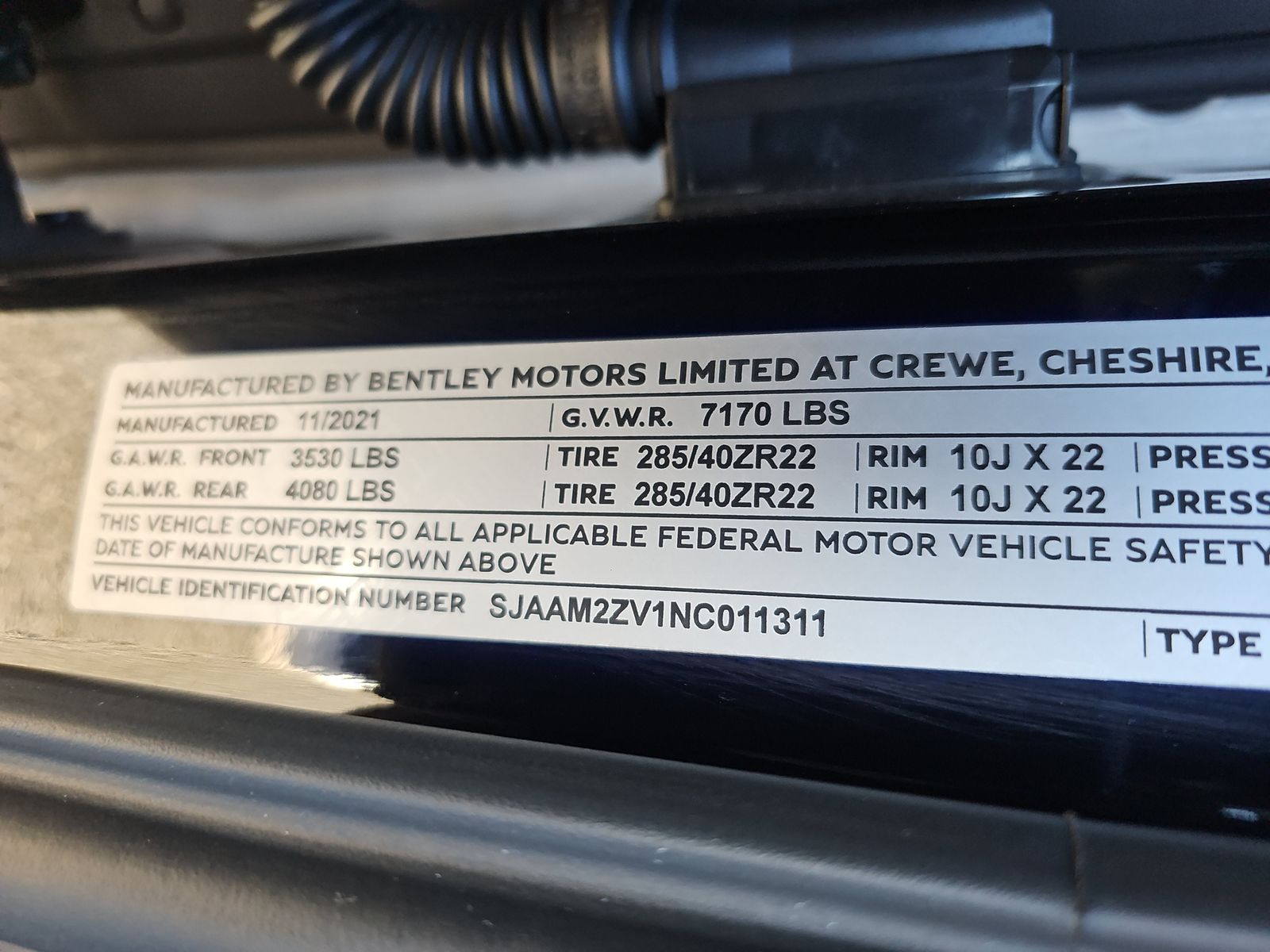 2022 Bentley Bentayga V8 AWD
