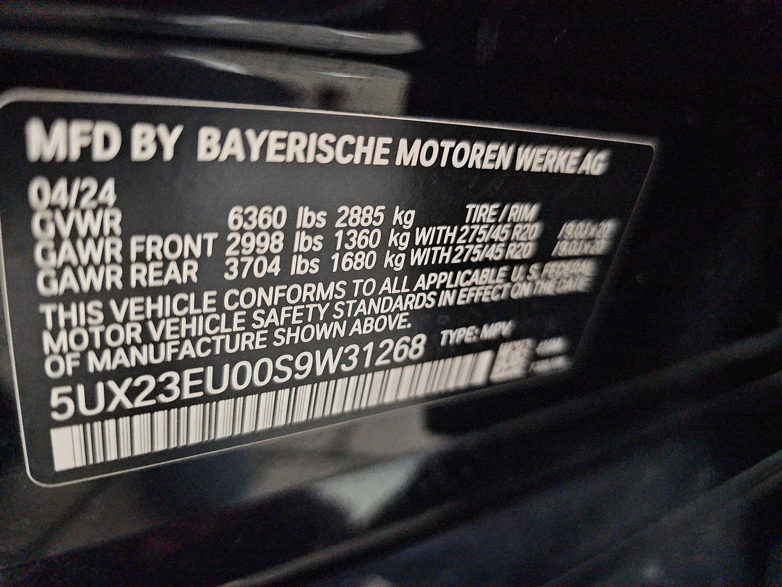2025 BMW X5 xDrive40i AWD
