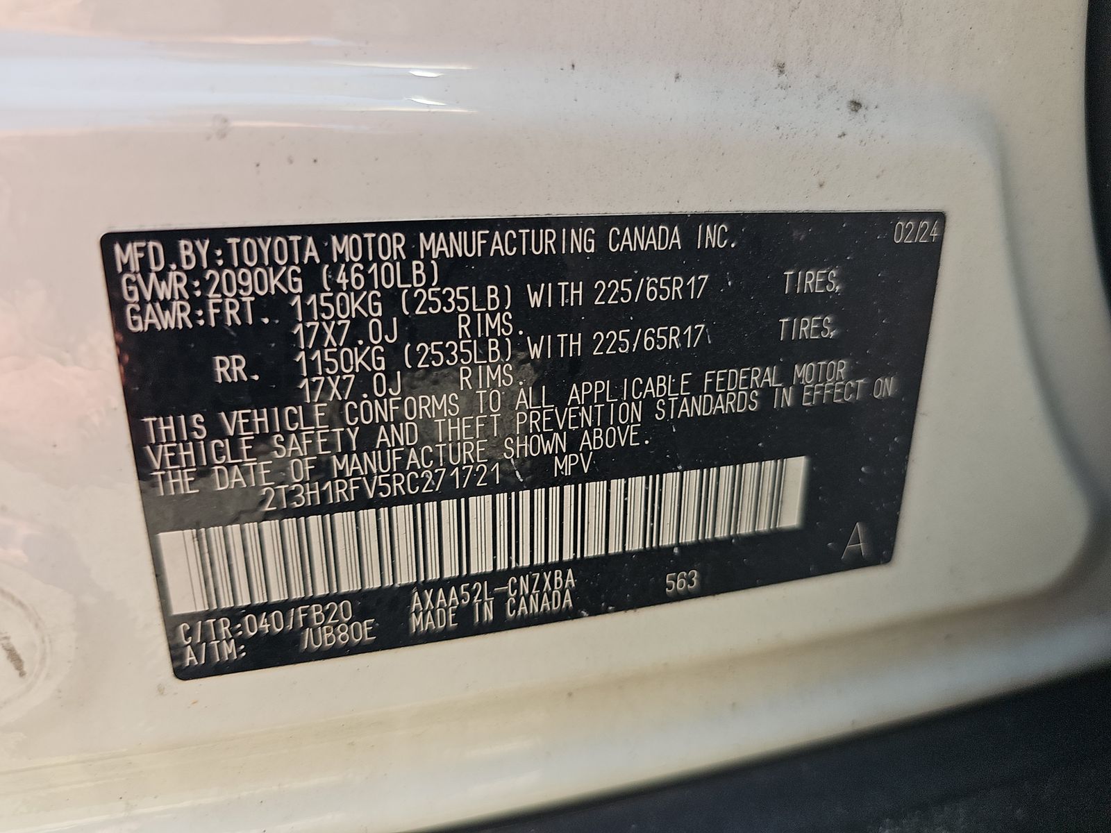 2024 Toyota RAV4 LE FWD