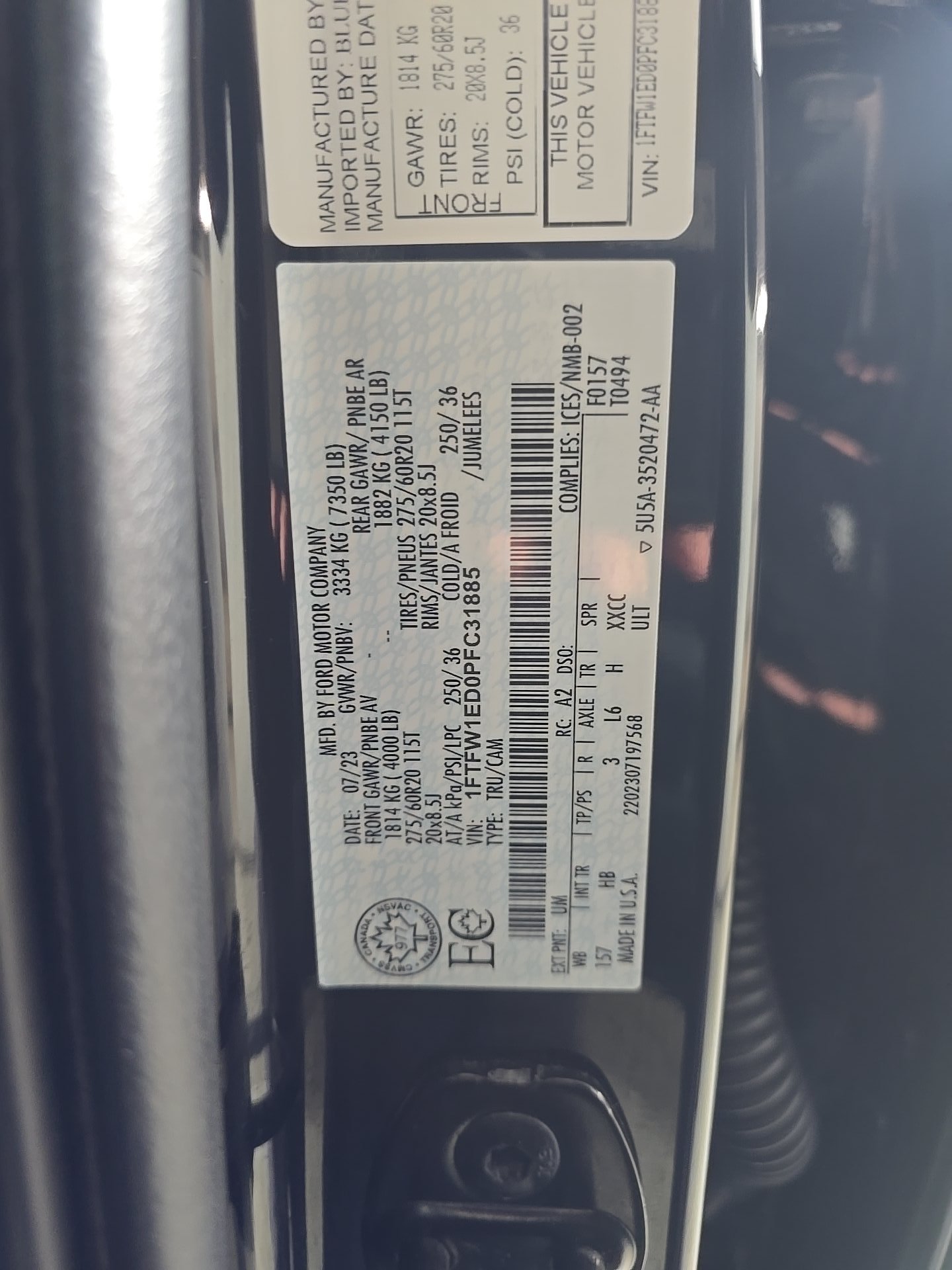 2023 Ford F-150 Hybrid Lariat AWD