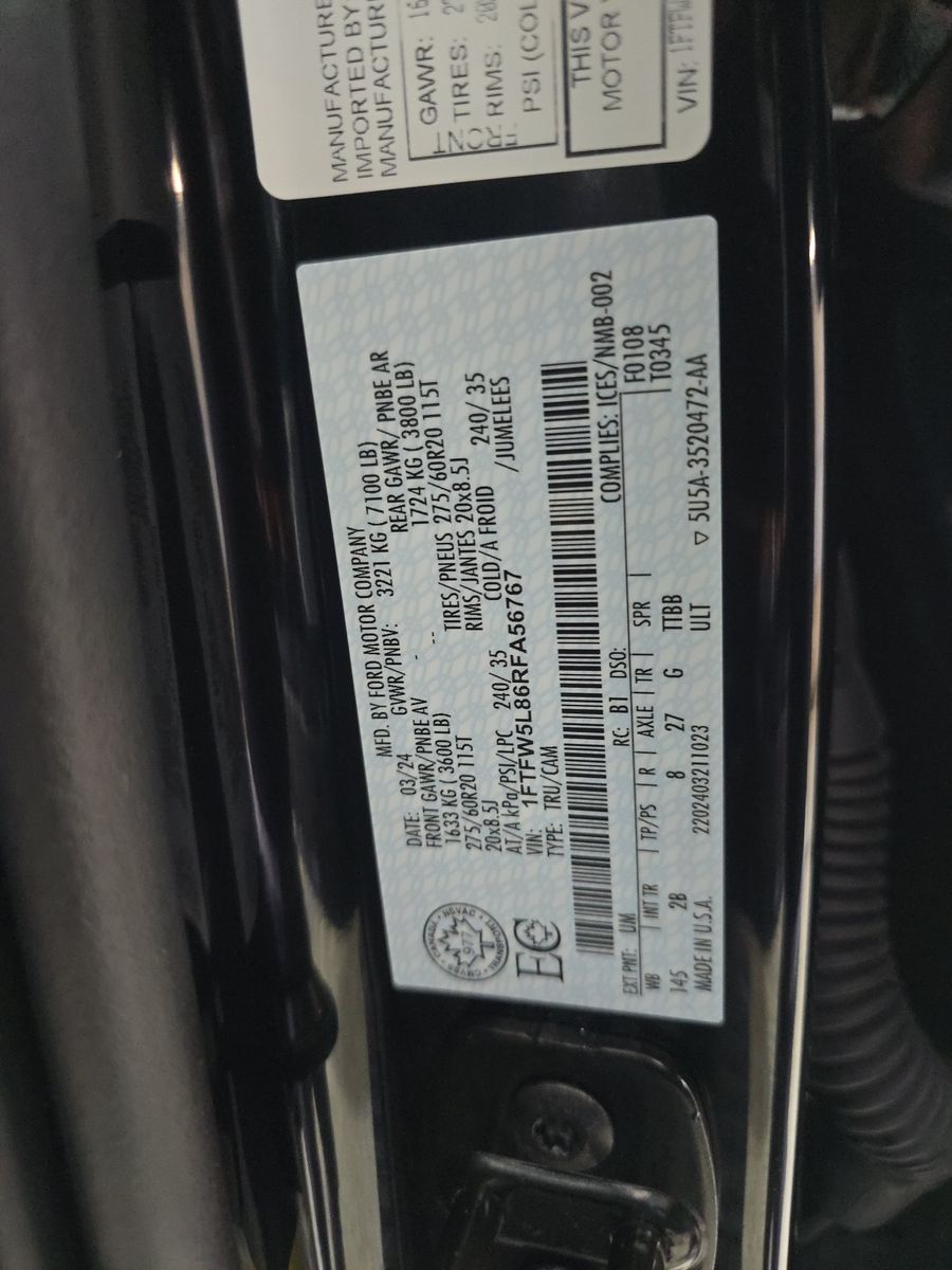 2024 Ford F-150 Lariat AWD