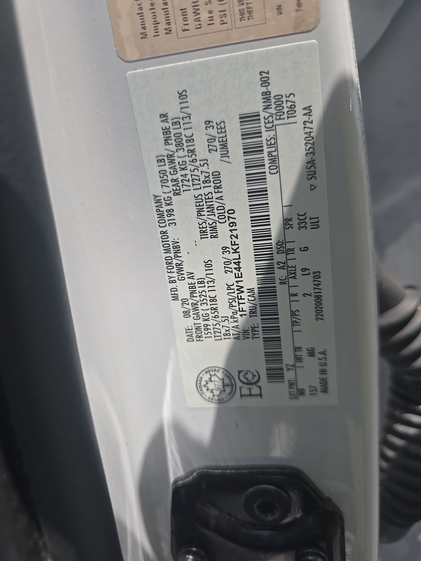 2020 Ford F-150 XLT AWD