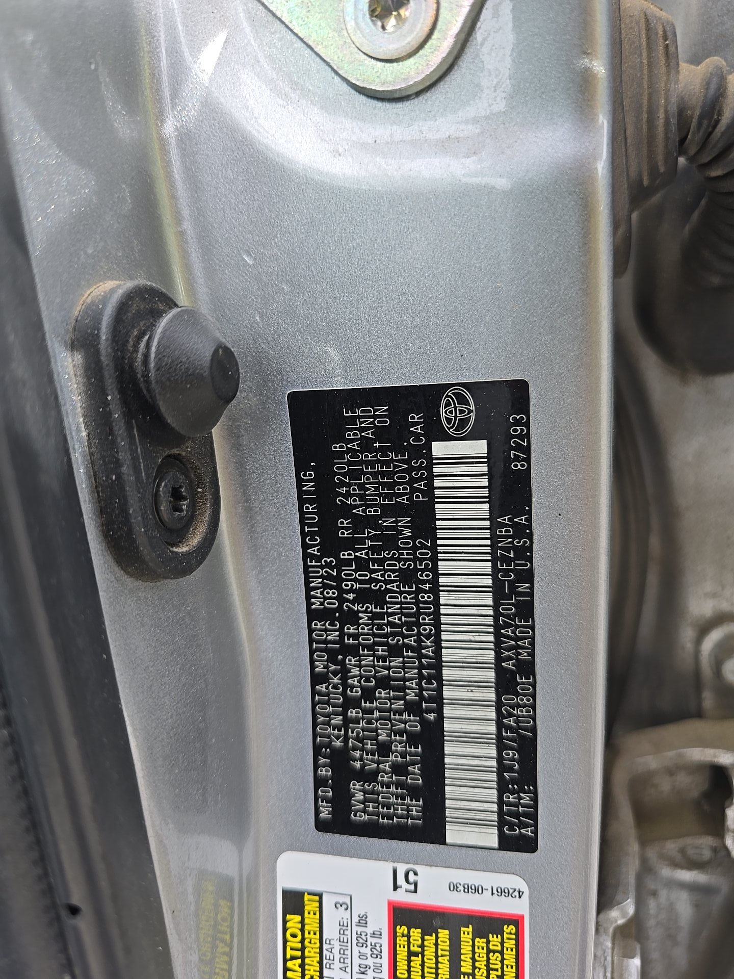 2024 Toyota Camry LE FWD