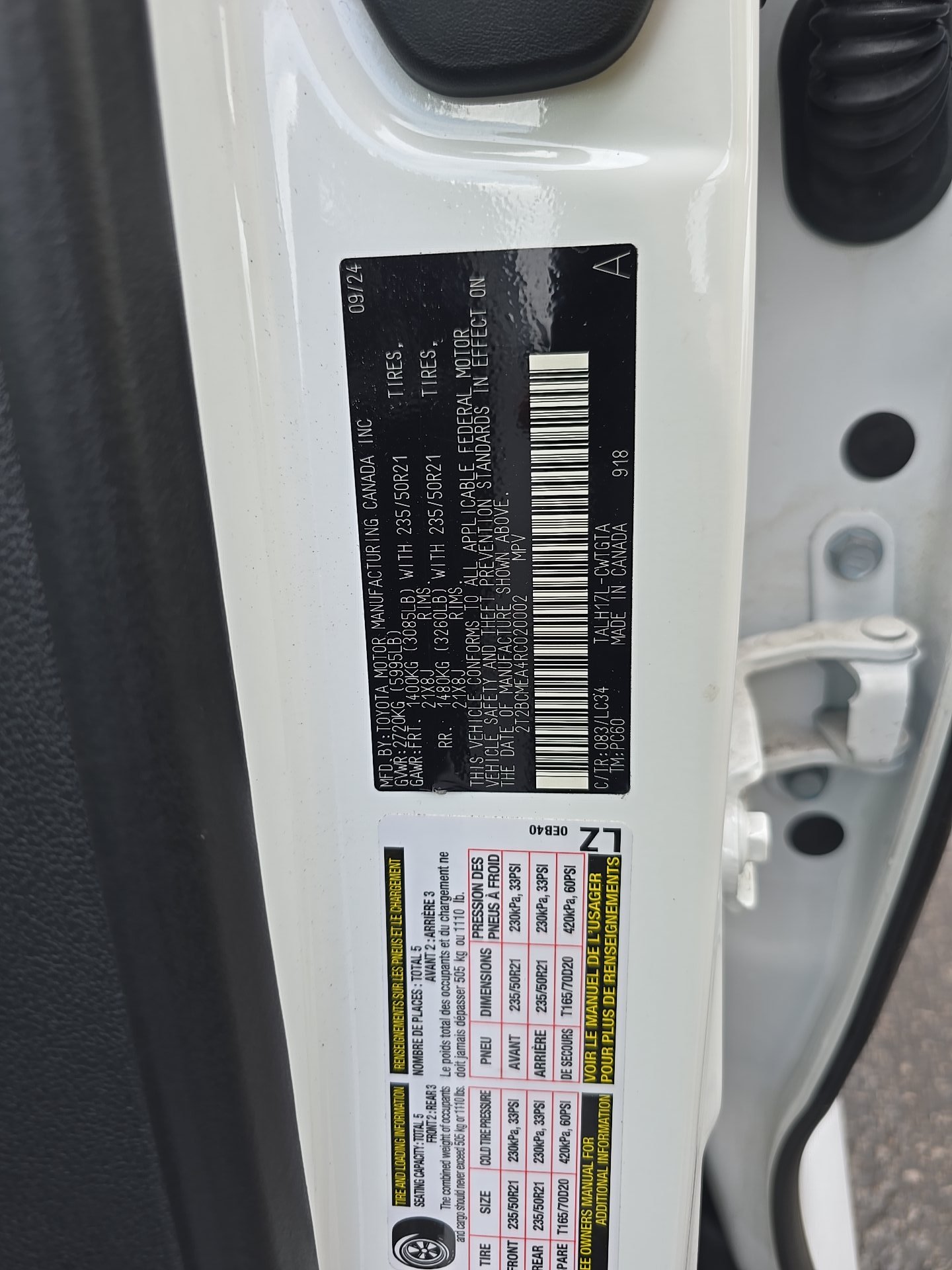 2024 Lexus RX RX 500h F SPORT Performance AWD